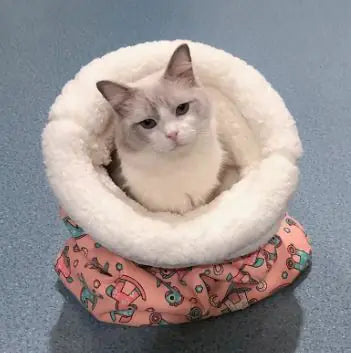 cozy cat bed