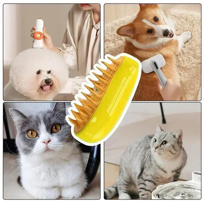 Cat Grooming Steam Brush