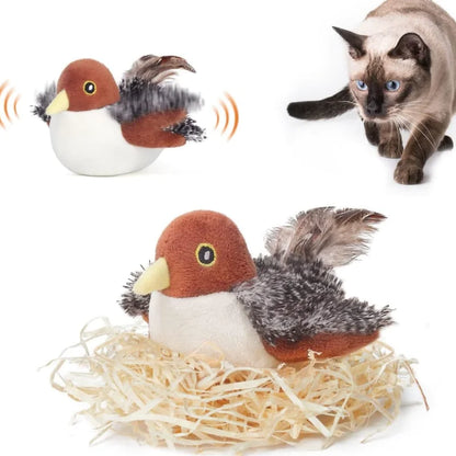 Interactive Cat Toy with Animal Sounds