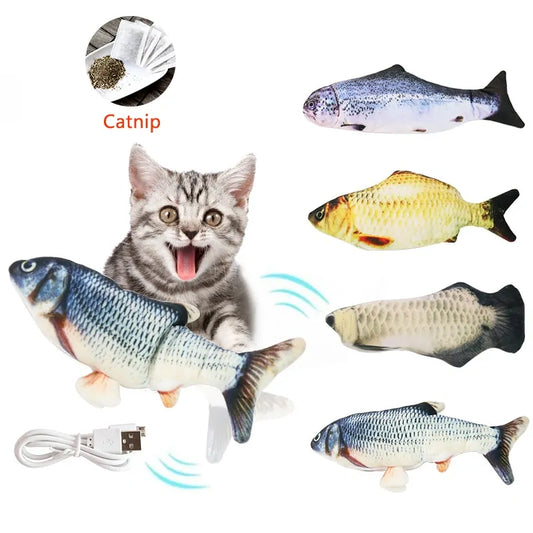 Electronic Fish Shape Cat Toy